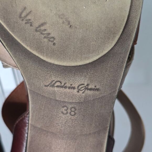 Hispanitas Brown Multi Strappy Heels Size 38 US 7 - Picture 11 of 11